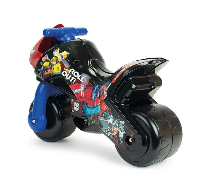 INJUSA Motocicleta ride-on pentru copii Transformers Twin Dessert greutate admisa 30 kg 18 luni+