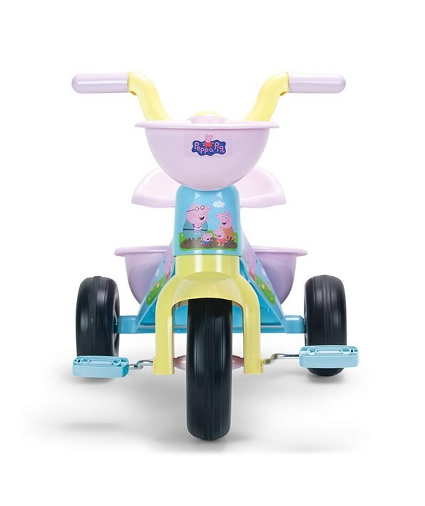 INJUSA Tricicleta pentru copii Peppa Pig cu pedale 62x42x46 cm greutate admisa 25 kg 1-3 ani