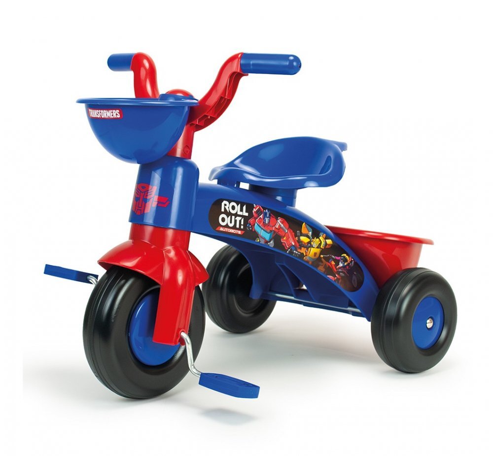 INJUSA Tricicleta pentru copii Transformers cu pedale 62x42x46 cm greutate admisa 25 kg 1-3 ani