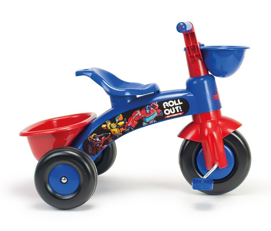 INJUSA Tricicleta pentru copii Transformers cu pedale 62x42x46 cm greutate admisa 25 kg 1-3 ani
