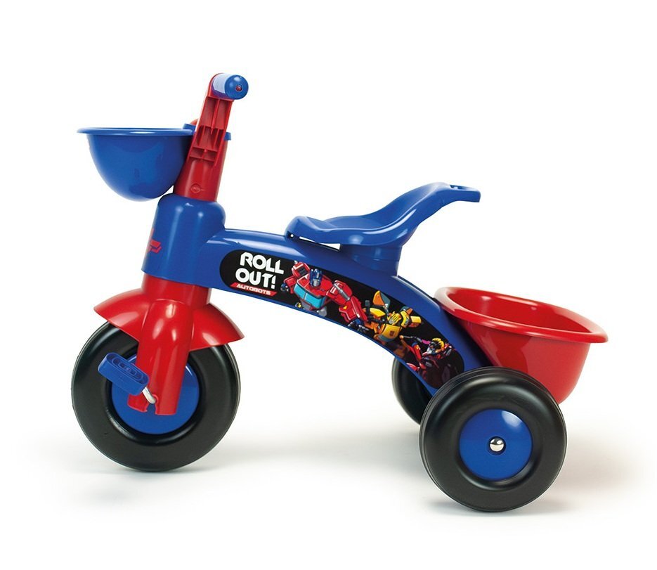 INJUSA Tricicleta pentru copii Transformers cu pedale 62x42x46 cm greutate admisa 25 kg 1-3 ani