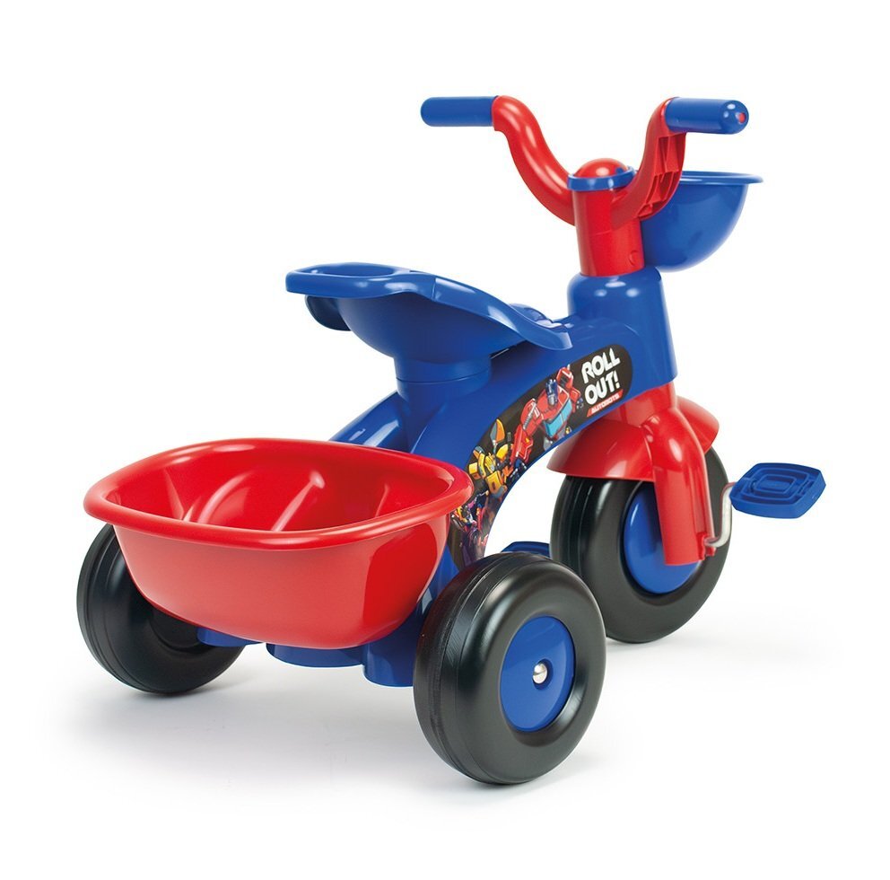 INJUSA Tricicleta pentru copii Transformers cu pedale 62x42x46 cm greutate admisa 25 kg 1-3 ani