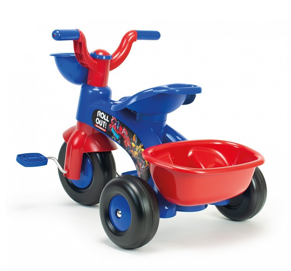 INJUSA Tricicleta pentru copii Transformers cu pedale 62x42x46 cm greutate admisa 25 kg 1-3 ani