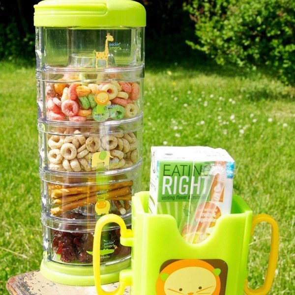 Innobaby Set 5 recipiente suprapuse Zoo Animal Mango