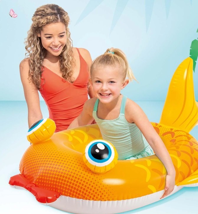 INTEX Colac gonflabil pentru inot copii 107 x 69 Peste
