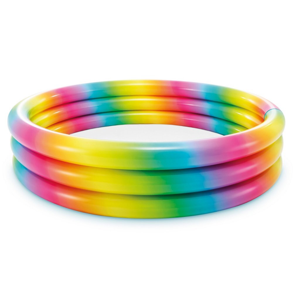INTEX Piscina gonflabila multicolor pentru copii Rainbow 330 litri 147 x 33 cm