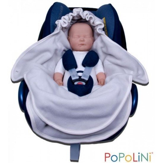 Iobio Popolini Husa scaun auto Iobio-wool fleece Light Grey