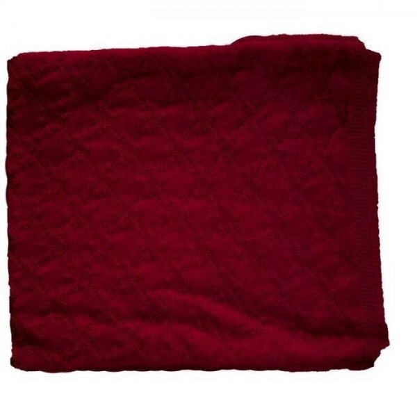 Iobio Popolini Paturica din lana merinos organica impletita 90x90 cm Iobio Cassis
