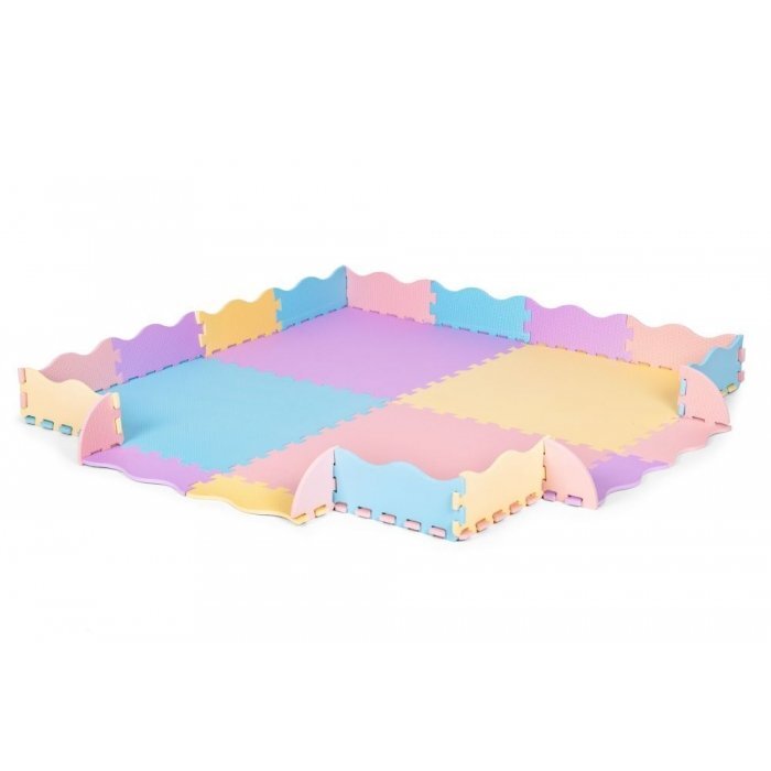 iPlay Salteluta de joaca cu pereti 24 elemente 141.5 x 141.5 cm 6402
