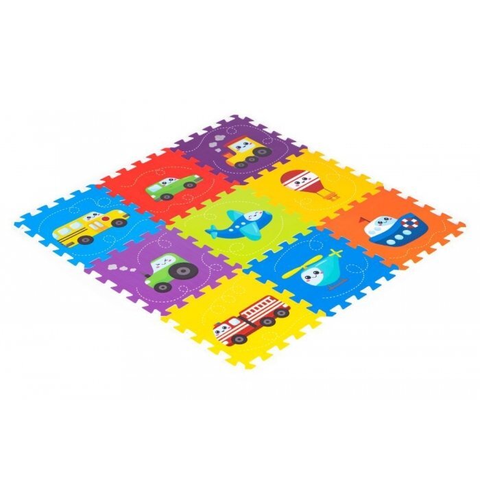 iPlay Salteluta de joaca pentru copii 86 x 86 x 1 cm 0392 Vehicule