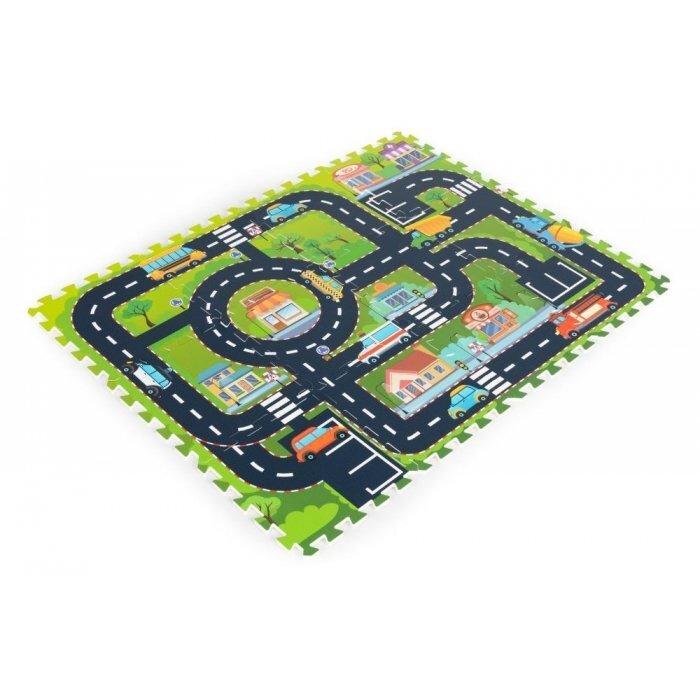 iPlay Salteluta de joaca tip puzzle cu 12 elemente City