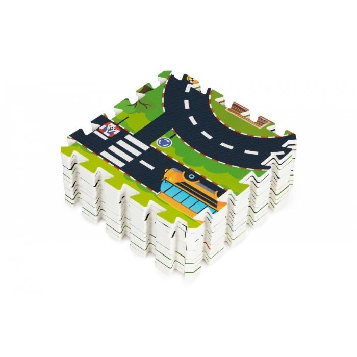 iPlay Salteluta de joaca tip puzzle cu 12 elemente City