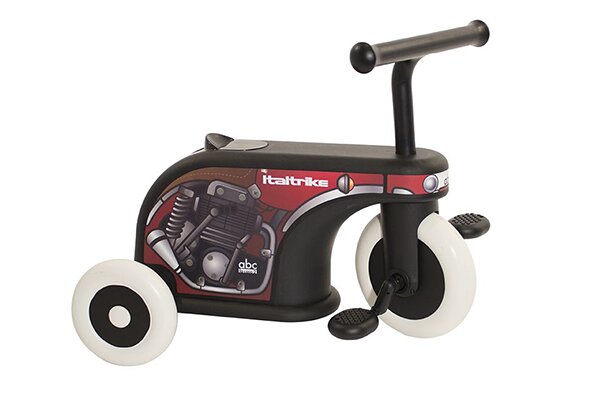 ITALTRIKE Tricicleta pentru copii La Cosa Chopper cu roti din cauciuc compartiment depozitare varsta 1-3 ani