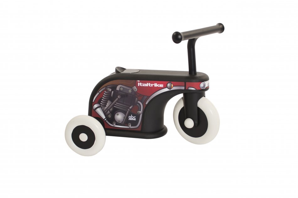 ITALTRIKE Tricicleta pentru copii La Cosa Chopper cu roti din cauciuc compartiment depozitare varsta 1-3 ani