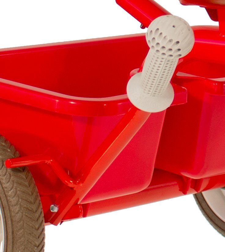 ITALTRIKE Tricicleta pentru copii Passenger Champion Rosu cu scaun ajustabil roti din cauciuc Eva si free wheel