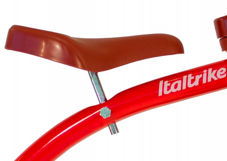 ITALTRIKE Tricicleta pentru copii Super Lucy Champion Rosu cu roti din cauciuc eva cosulet pentru jucarii si cadru metalic