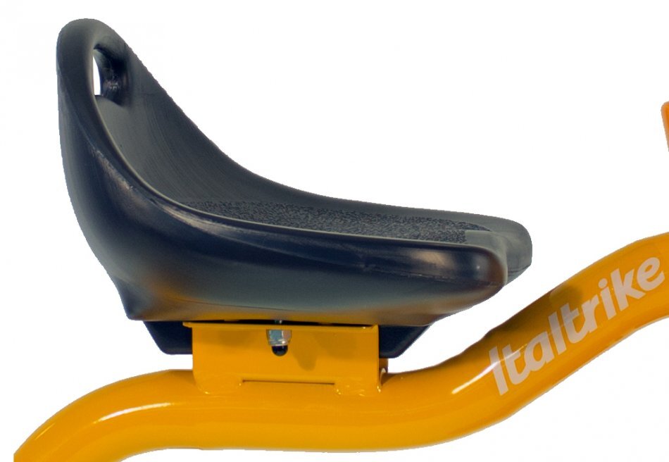 ITALTRIKE Tricicleta pentru copii Super Touring Champion Galben cu pedale cadru metalic roti din cauciuc eva varsta 2-5 ani