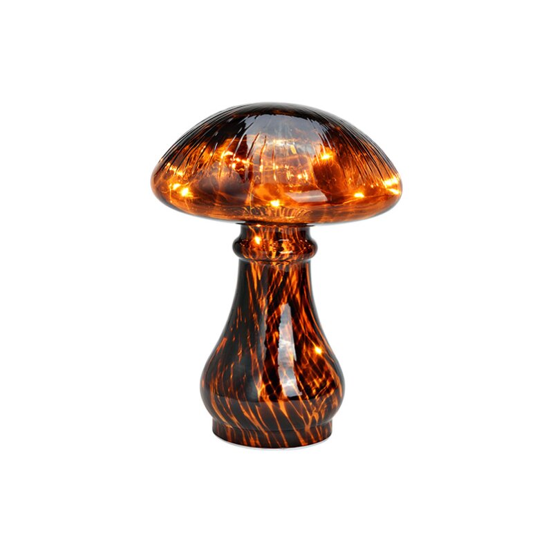 Jad Flamande Decoratiune Ciuperca maro cu leduri