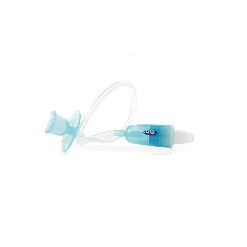 JANE Aspirator nazal manual cu filtru dublu detasabil si lavabil 0 luni+ albastru