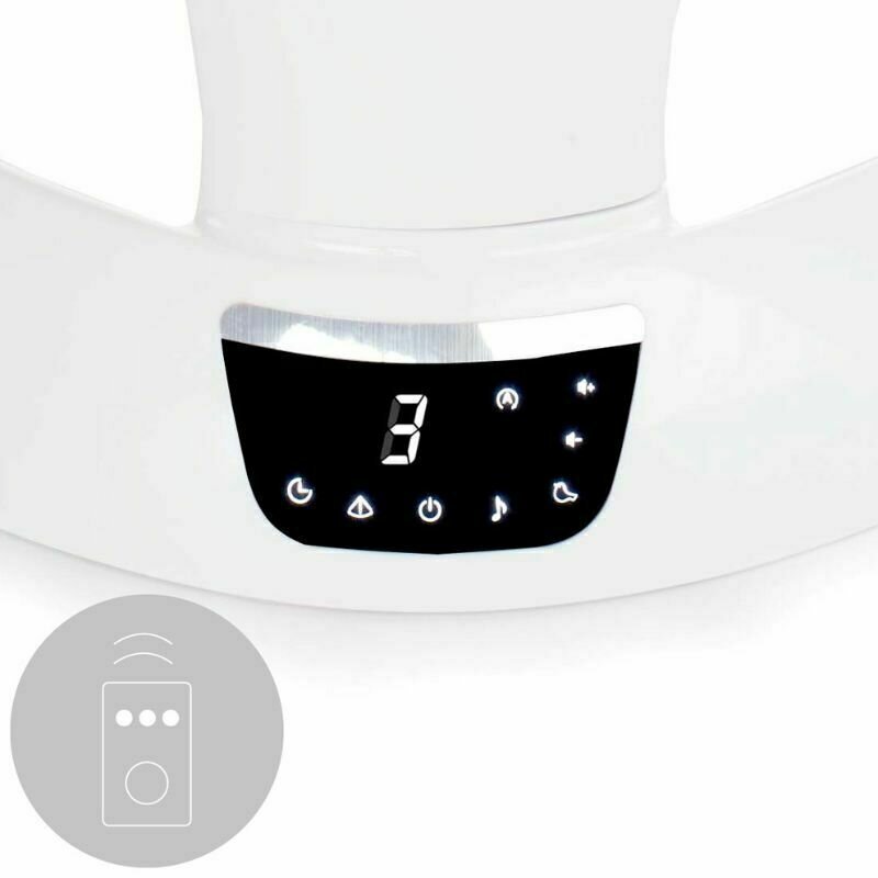 JANE Balansoar electric Moon Botanic cu 5 trepte de viteza timer 12 melodii si 5 sunete ale naturii