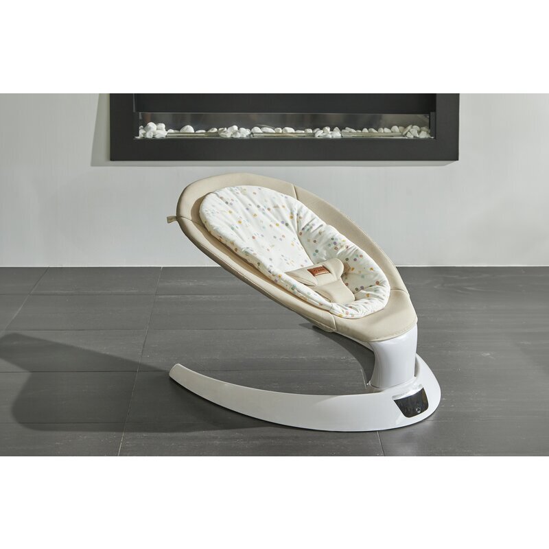 JANE Balansoar electric Moon Iris cu 5 trepte de viteza Timer 12 melodii si 5 sunete ale naturii