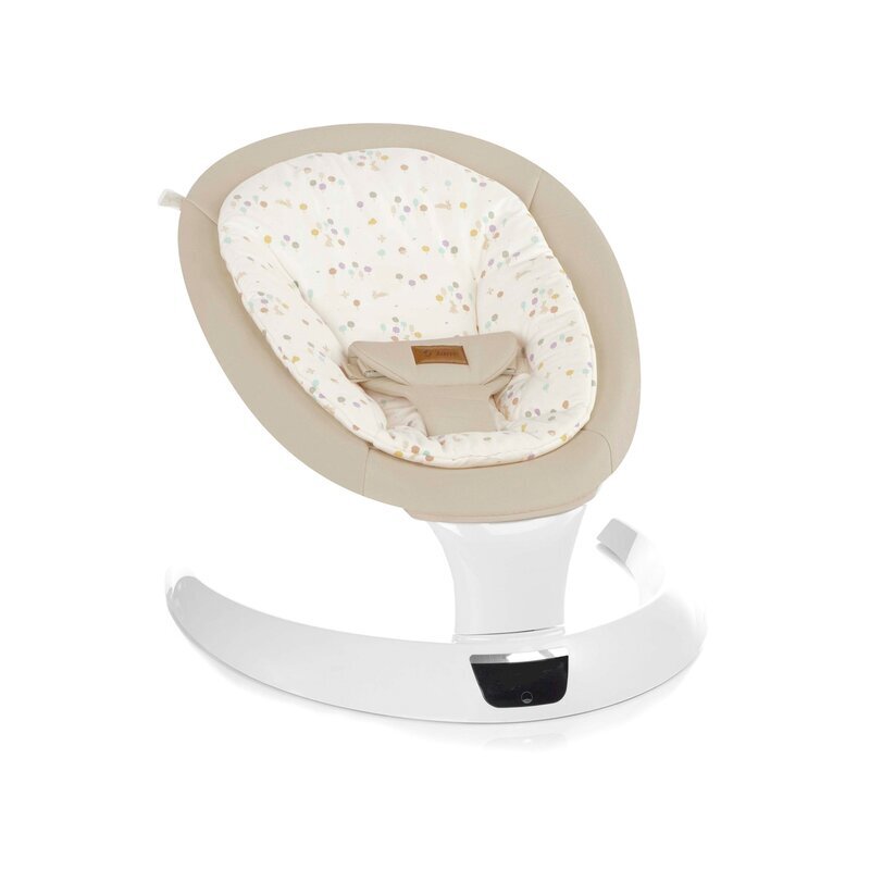 JANE Balansoar electric Moon Iris cu 5 trepte de viteza Timer 12 melodii si 5 sunete ale naturii