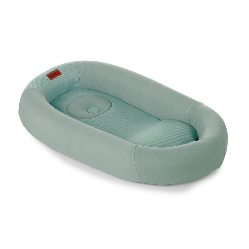 JANE Cosulet confortabil pentru bebelusi Joy Botanic Baby Nest material respirabil 3D cu perna pentru prevenire plagiocefalie