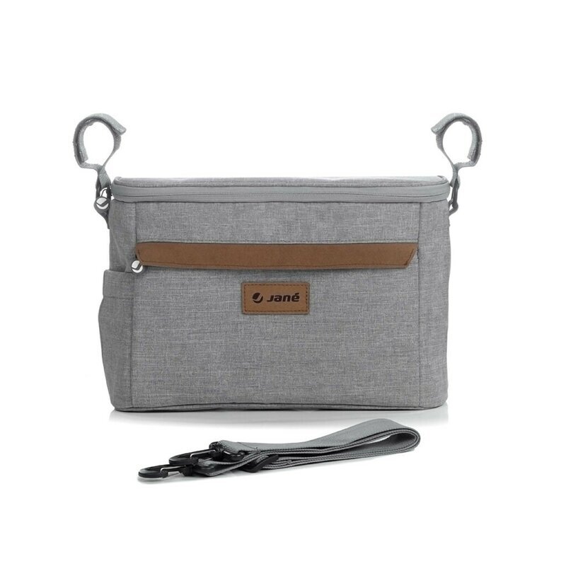 JANE Geanta pentru scutece si organizator carucior 32 x 10 x 21 cm Dim Grey