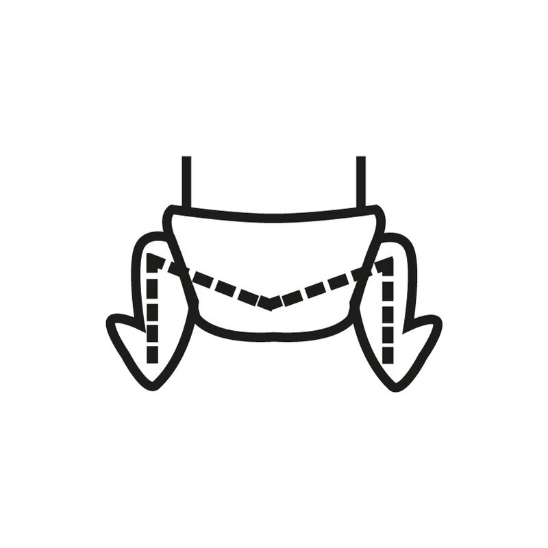 JANE Marsupiu bebe Like ergonomic cu multiple pozitii de purtare Bison