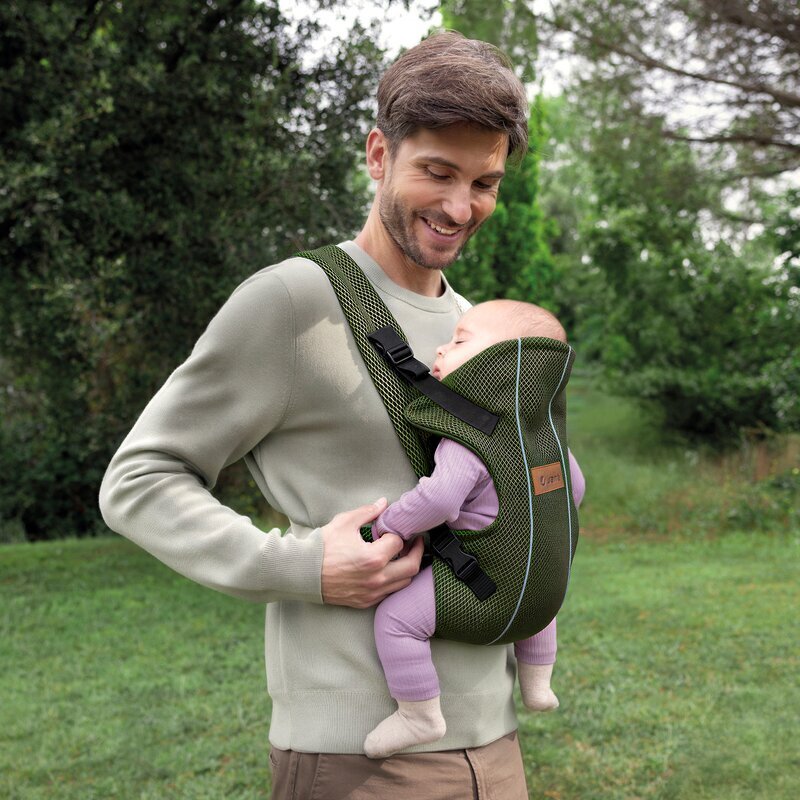 JANE Marsupiu ergonomic pentru bebelusi Dual Air de la nastere pana la 15 kg Botanic
