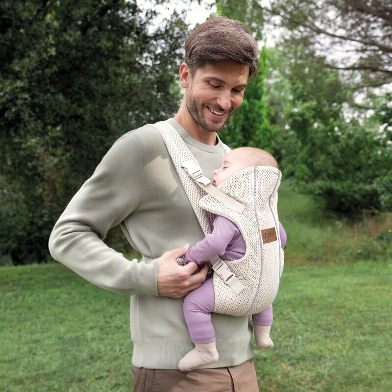 JANE Marsupiu ergonomic pentru bebelusi Dual Air de la nastere pana la 15 kg Sand