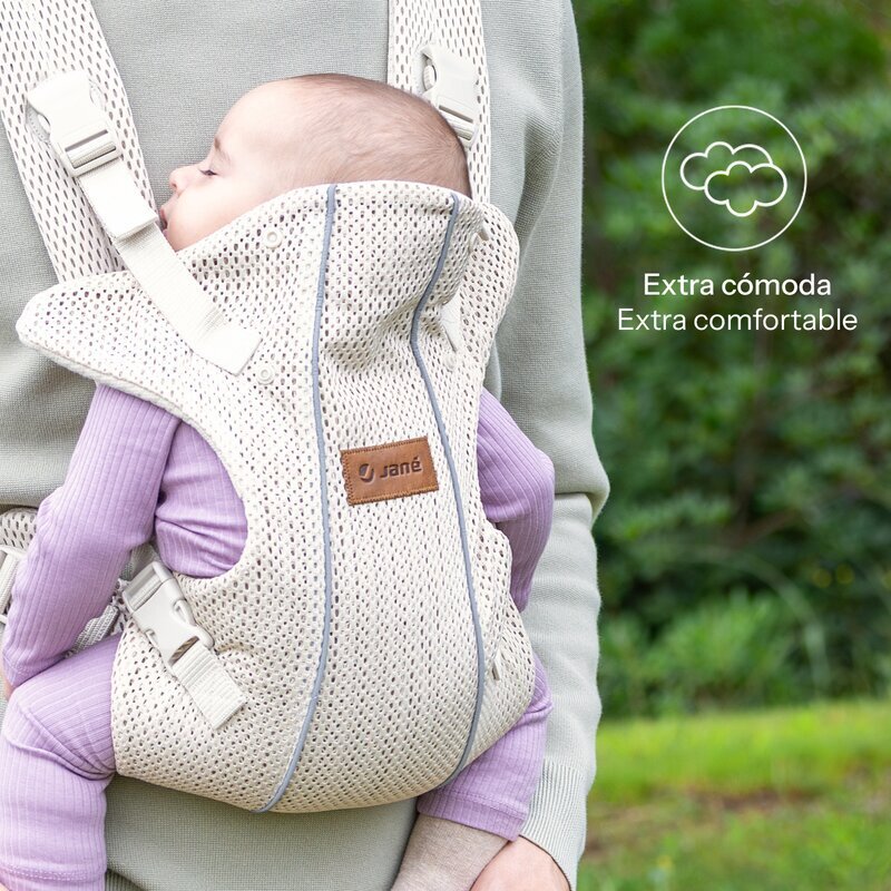 JANE Marsupiu ergonomic pentru bebelusi Dual Air de la nastere pana la 15 kg Sand