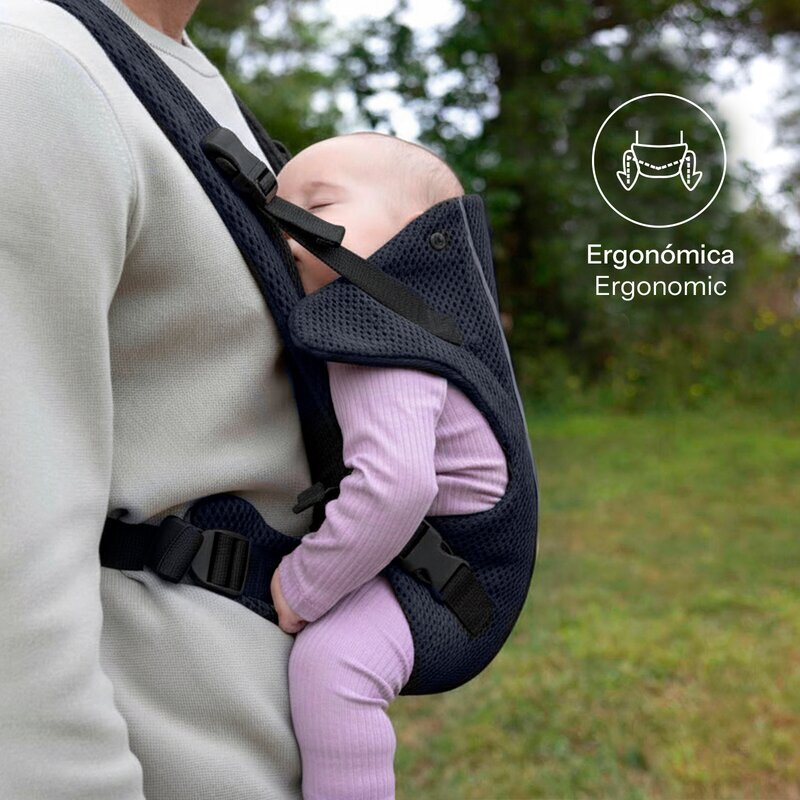 JANE Marsupiu ergonomic pentru bebelusi Dual Air de la nastere pana la 15 kg Seal