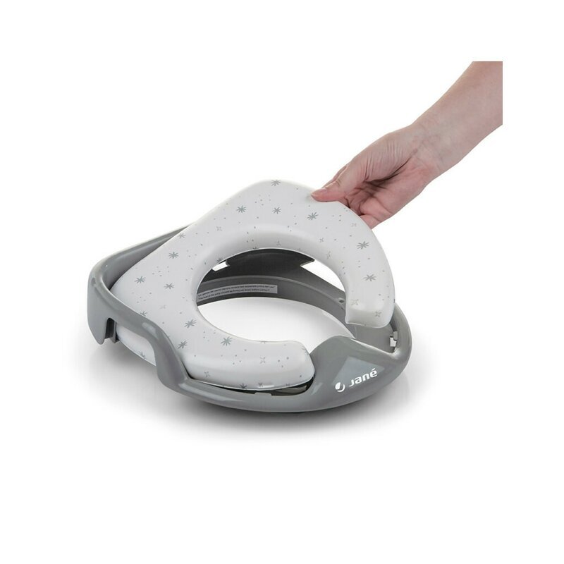 JANE Reductor toaleta cu perna confortabila si detasabila Dim Grey