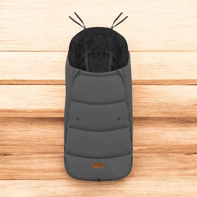 JANE Sac de iarna pentru carucior Dart Coal universal material exterior hidrofug 13x45x93 cm