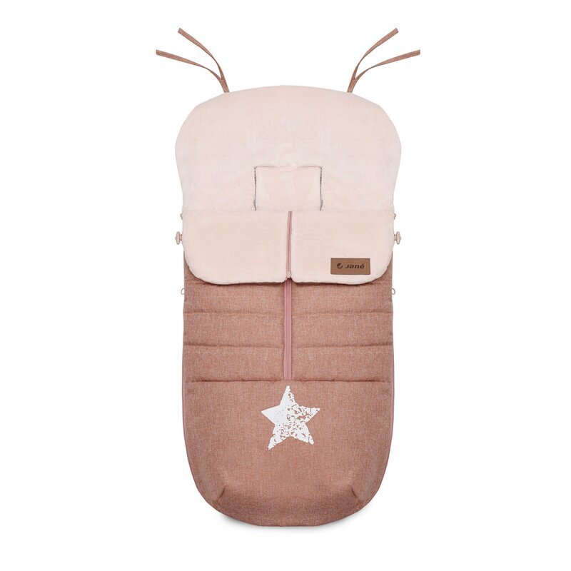 JANE Sac de iarna universal pentru carucior Nest Pale 95x46 cm material interior din fleece