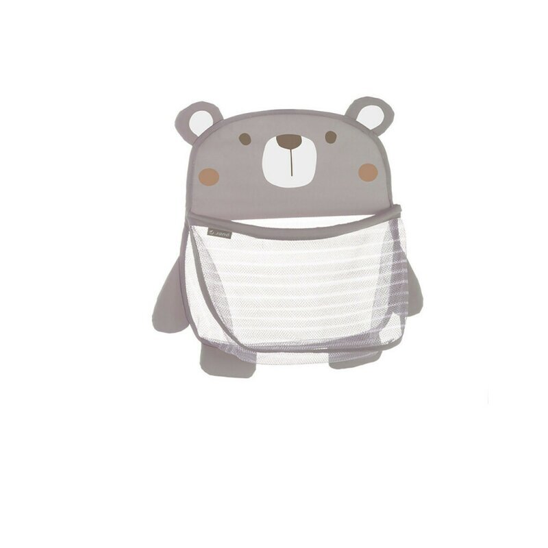 JANE Saculet pentru jucariile de baie Bear sistem de prindere cu ventuze Sand