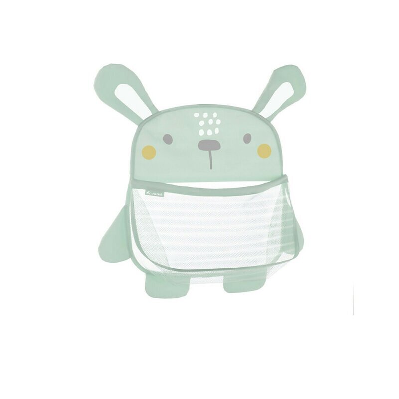 JANE Saculet pentru jucariile de baie Bunny sistem de prindere cu ventuze Mint