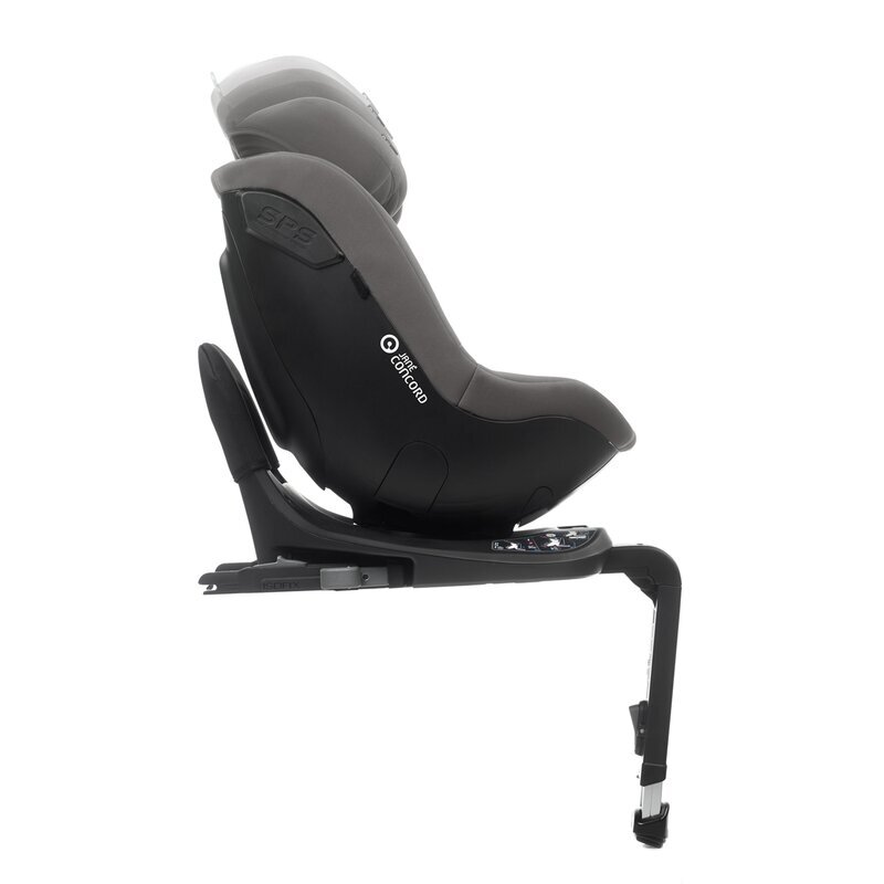 JANE Scaun auto Iflow I-Size rotire 360 grade 40-105 cm cu isofix si picior stabilizator Matt Gray