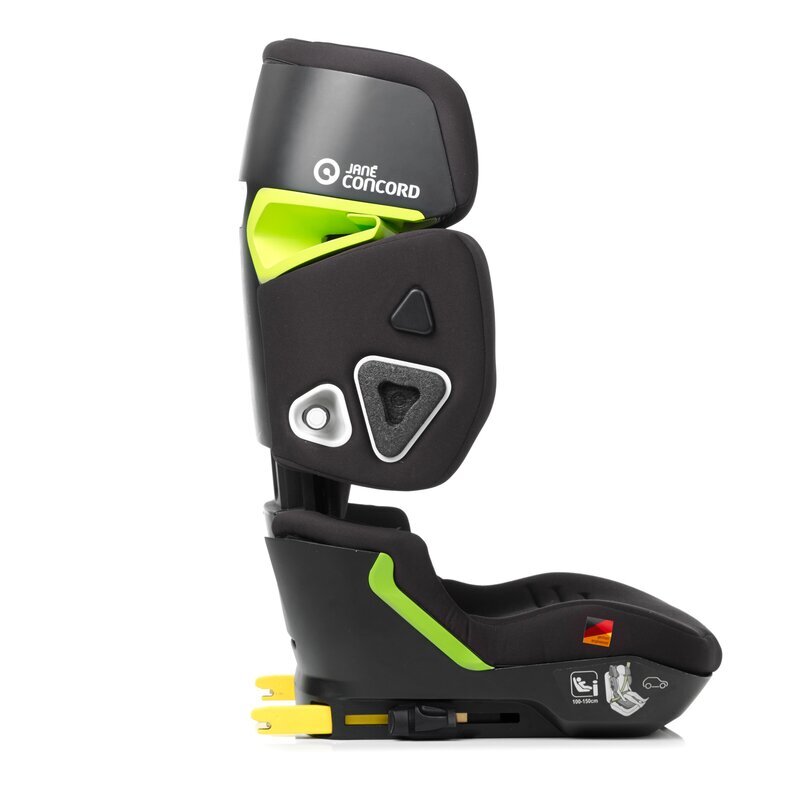 JANE Scaun auto pentru copii iWinner Matt Black i-Size 100-150 cm 4-12 ani cu isofix conform cu ECE R129 design sport