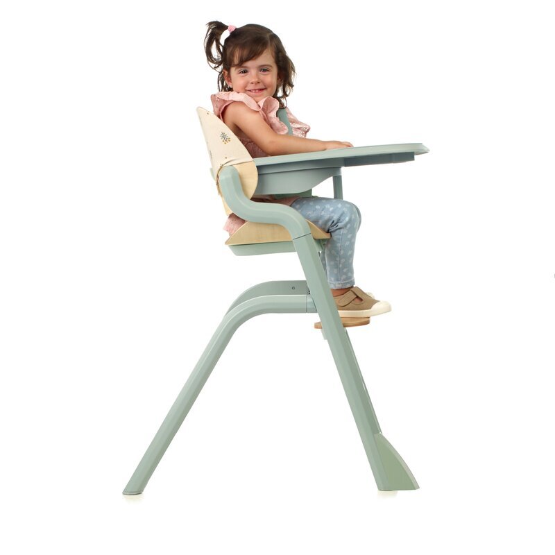JANE Scaun de masa multifunctional Noah Sesame de la 6 luni la adult din lemn fag husa lavabila greutate maxima 100 kg