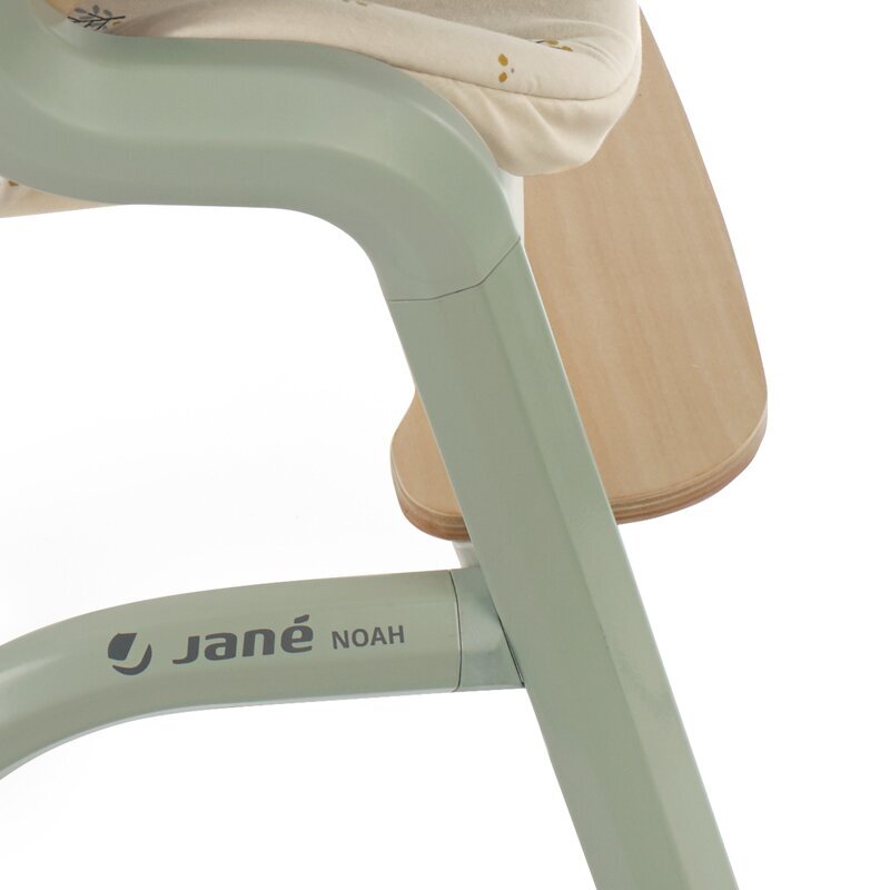 JANE Scaun de masa multifunctional Noah Sesame de la 6 luni la adult din lemn fag husa lavabila greutate maxima 100 kg