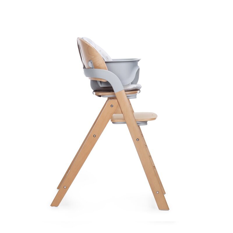 JANE Scaun de masa multifunctional pliabil Forest Mist de la 6 luni la adult din lemn fag greutate maxima 100 kg