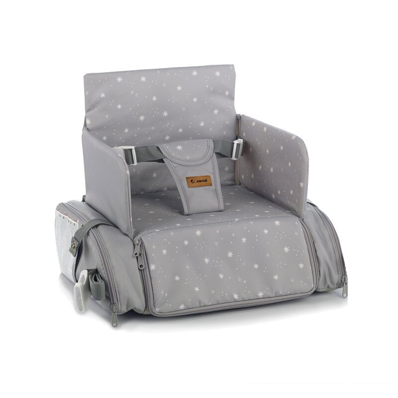 JANE Scaun de masa portabil Booster Avant Dim Grey transformabil in geanta cu ham 6-36 luni