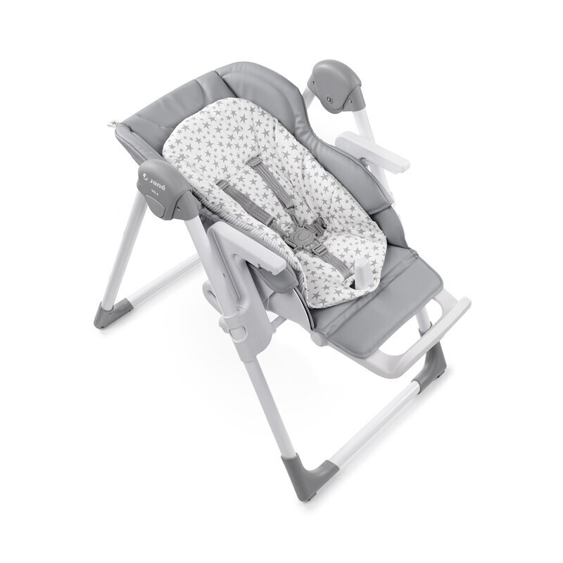 JANE Scaun de masa si Balansoar Mila 2 in 1 Transformabil Multifunctional Cu husa din imitatie piele 0 luni+ Conform cu EN 149882017 + A12020