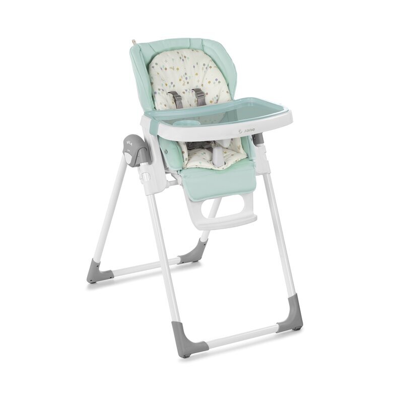 JANE Scaun de masa si Balansoar Mila 2 in 1 Transformabil Multifunctional Cu husa din imitatie piele 0 luni+ Conform cu EN 149882017 + A12020
