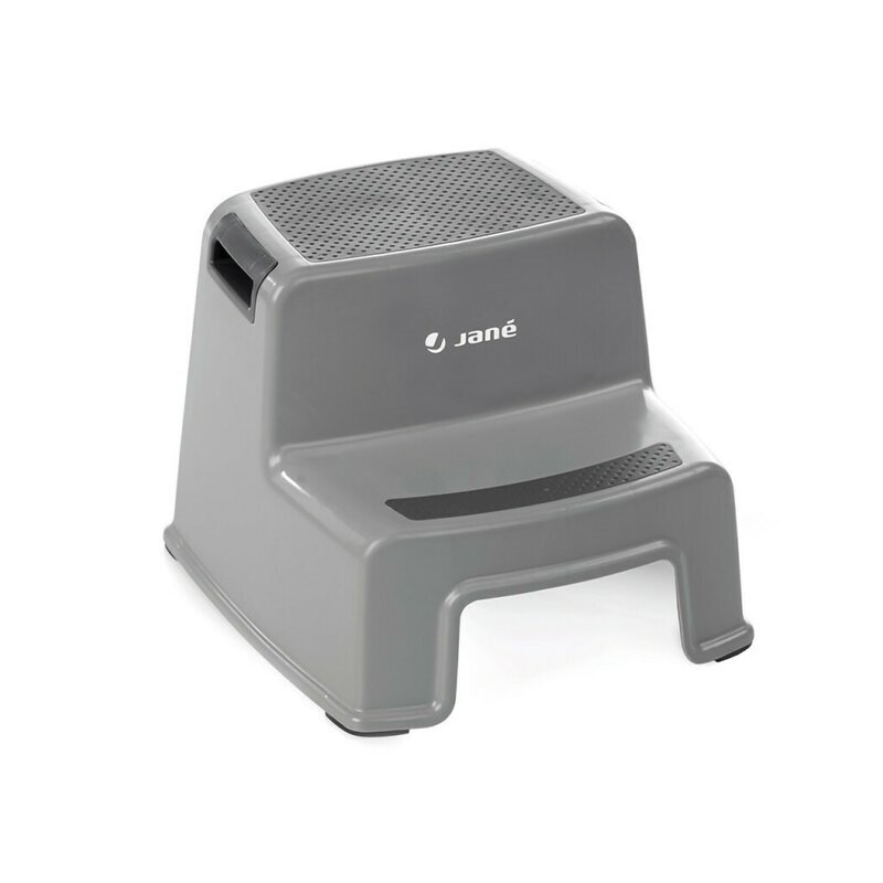 JANE Scaunel inaltator cu doua trepte si suprafata antiderapanta 3 ani + Dim Grey