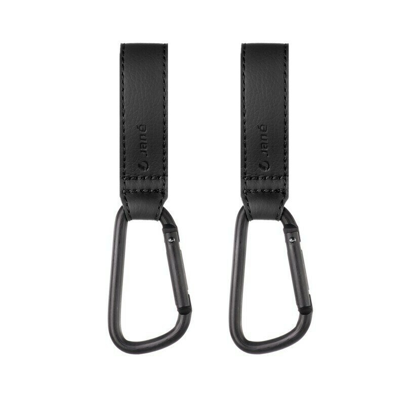 JANE Set 2 agatatori multifunctionale pentru carucior Black fixare pe cadru