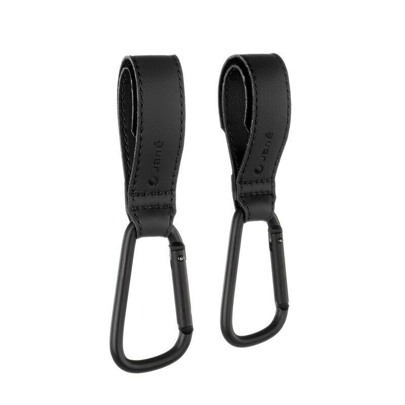 JANE Set 2 agatatori multifunctionale pentru carucior Black fixare pe cadru