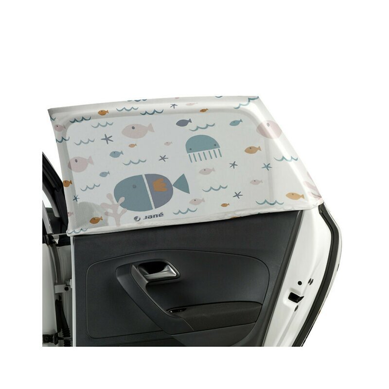 JANE Set 2 parasolare plasa auto cu acoperire 100 Universale Usor de instalat fara ventuze Lazuli Blue